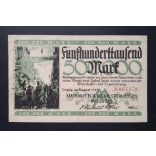 Németország 500000 Mark Leipzig 1923 VF