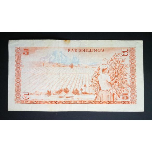 Kenya 5 Shillings 1978 F