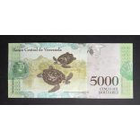 Venezuela 5000 Bolivares 2017 Unc 