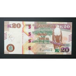 Zambia 20 Kwacha 2020 UNC 