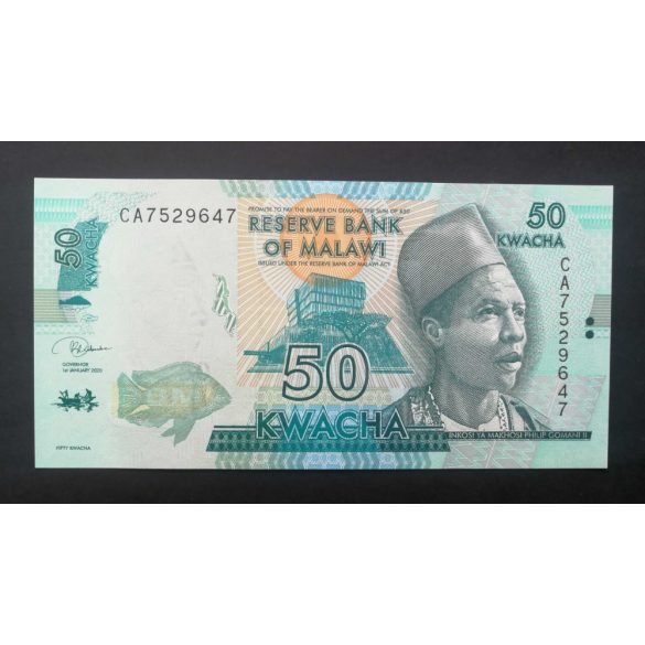 Malawi 50 Kwacha 2020 UNC 