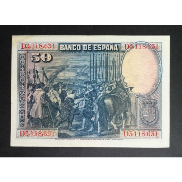 Spain 50 Pesetas 1928 XF