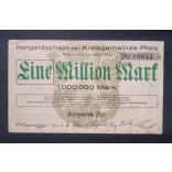 Germany Speyer 1 Million Mark 1923 F