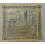Finland 50 Markkaa 1922 F