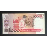 Brazil 10000 Cruzados 1988 XF