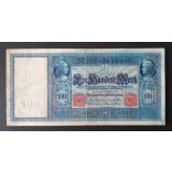 Germany 100 Mark 1909 F