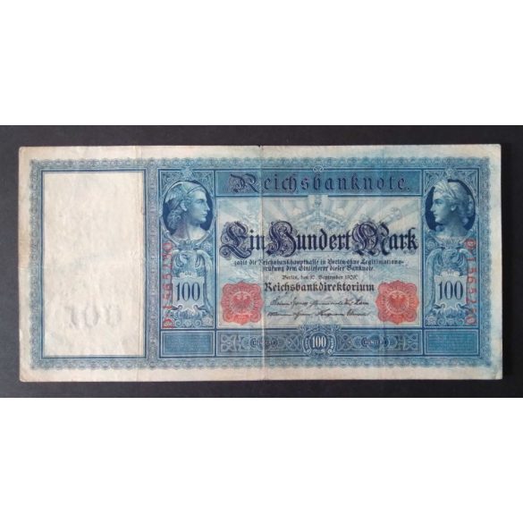 Germany 100 Mark 1909 F