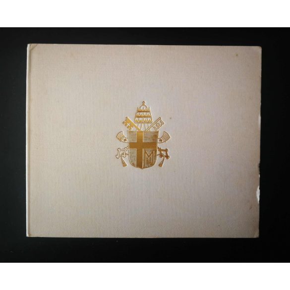 Vatikán II. János Pál pápa érme szett 1983 UNC, ezüst 500 Lírát tartalmaz
