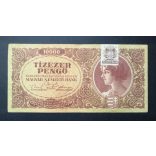 Hungary 10000 Pengő 1945 F