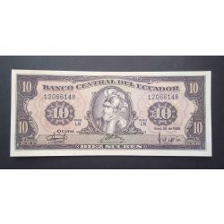 Ecuador 10 Sucres 1986 UNC 