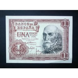 Spain 1 Peseta 1953 XF