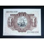 Spain 1 Peseta 1953 XF