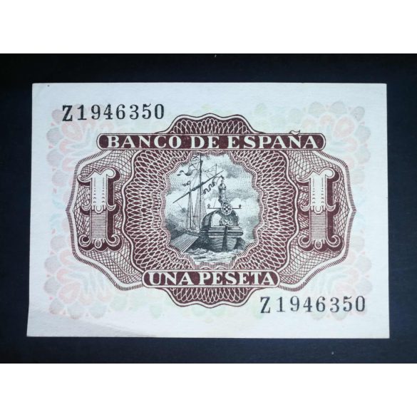Spain 1 Peseta 1953 XF