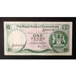 Scotland 1 Pound Sterling 1985 F