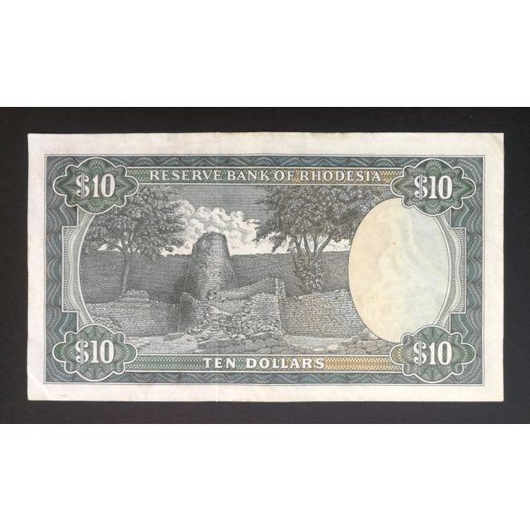 Rhodesia 10 Dollars 1979 F+