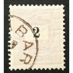   Hungary 1898 Letter, black cipher 2 kr. perf. 12: 11 3/4 (Z)ABAR used