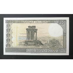 Libanon 250 Livres 1988 Unc
