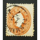 Magyarország 1861 Könyvnyomat 10 Kr. HERMANN(STADT) Nagyszeben