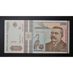 Románia 200 Lei 1992 UNC
