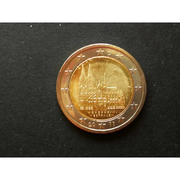 Németország 2 Euro 2011 Nordrhein-Westfalen A AUNC+