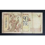 New Caledonia 20 Francs 1929 F