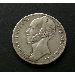 Hollandia 1 Gulden 1848 9,8 g ezüst