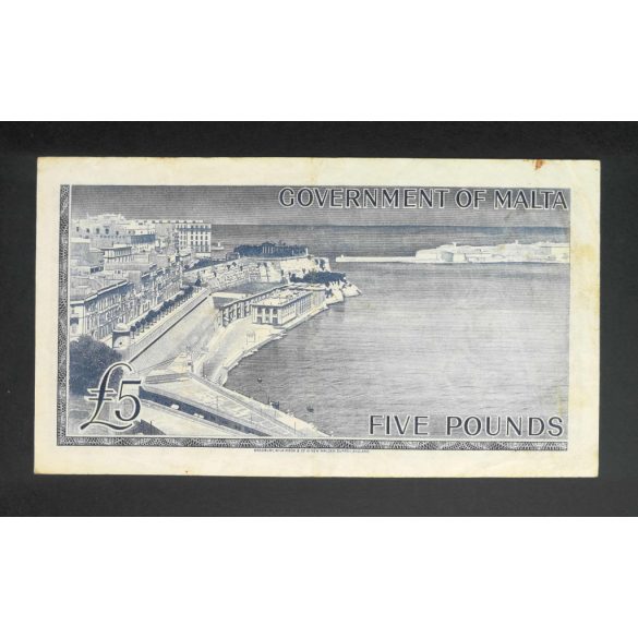 Malta 5 Pounds 1949/61 F