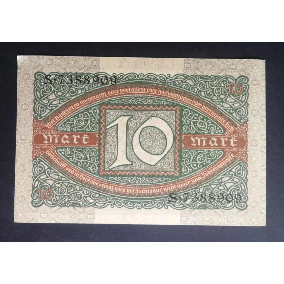 Germany 10 Mark 1920 Aunc