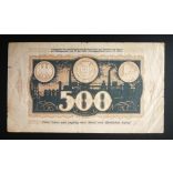 Germany 500 Mark Dortmund 1922 F