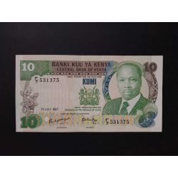 Kenya 10 Shillings 1987 XF