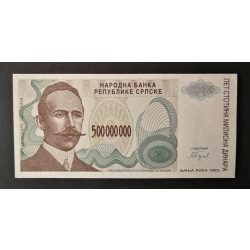 Bosnia and Herzegovina 500 million Dinara 1993 Unc