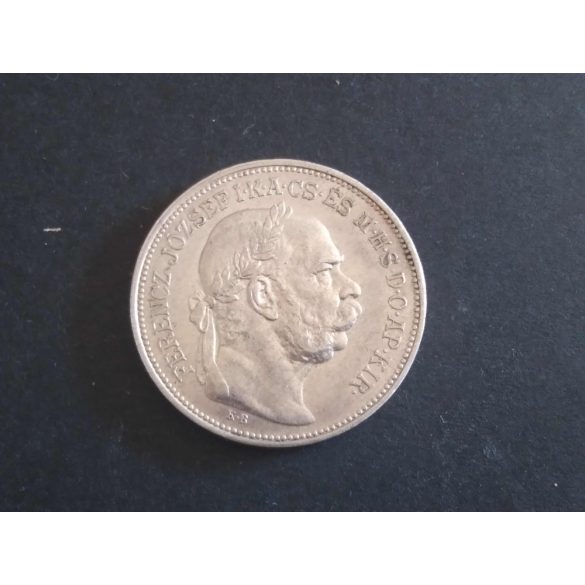 Ferenc József of Hungary 2 Crowns 1913 KB gXF silver