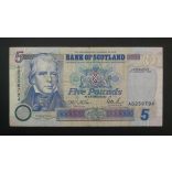 Scotland 5 Pounds Sterling 1995 F