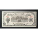 Mexikó 10 Pesos 1914 Ejercito Constitucionalista aUNC