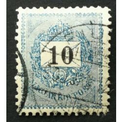   Hungary 1898 Letter, black cipher 10 kr. perf. 12 : 11 3/4 FIU(ME) used