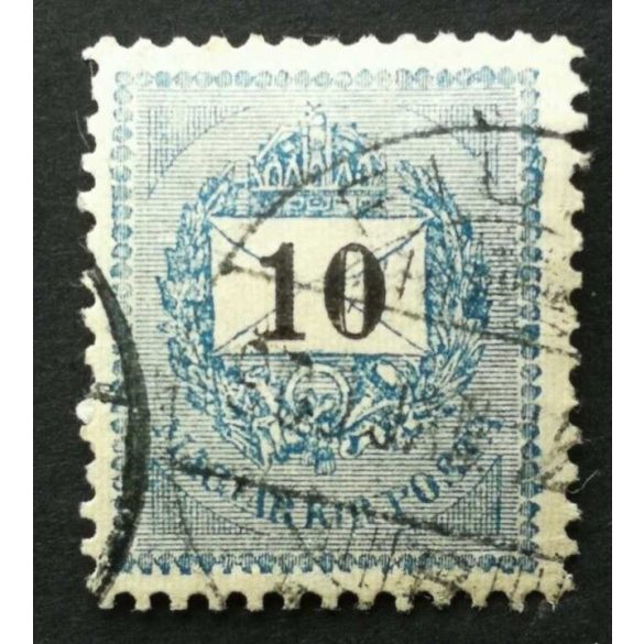 Hungary 1898 Letter, black cipher 10 kr. perf. 12 : 11 3/4 FIU(ME) used