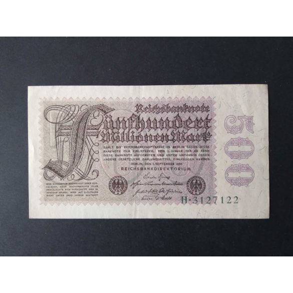 Germany 500 Million Mark 1923 XF