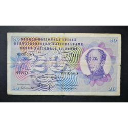 Switzerland 20 Francs 1974 VG+