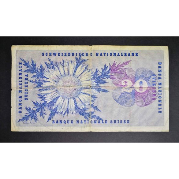 Switzerland 20 Francs 1974 VG+