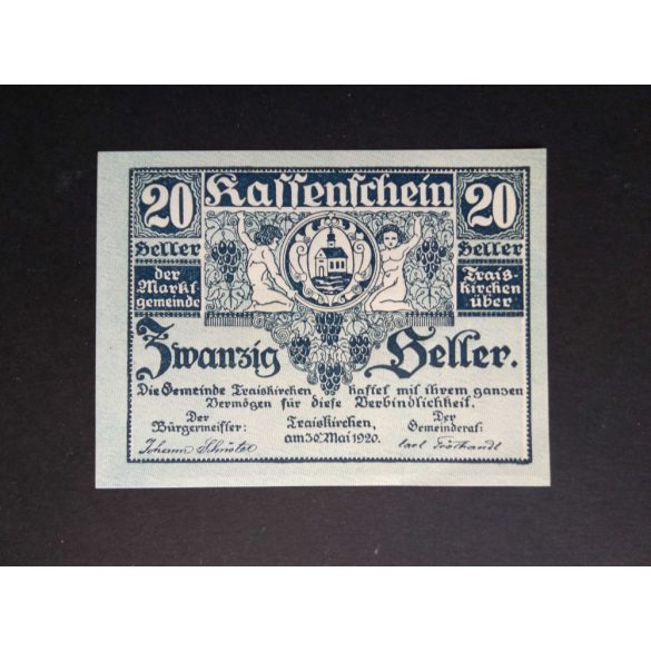 Austria 20 Heller 1920 Unc Traiskirchen