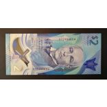 Barbados 2 Dollars 2022 UNC 