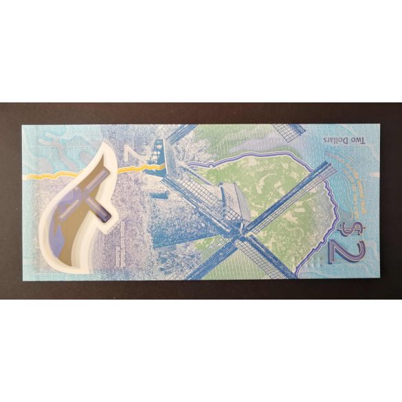 Barbados 2 Dollars 2022 UNC 