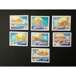   Magyarország 1985 Duna hidak, vágott ** betapadásnyomok E2 