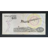 Singapore 20 Dollars 1979 VF
