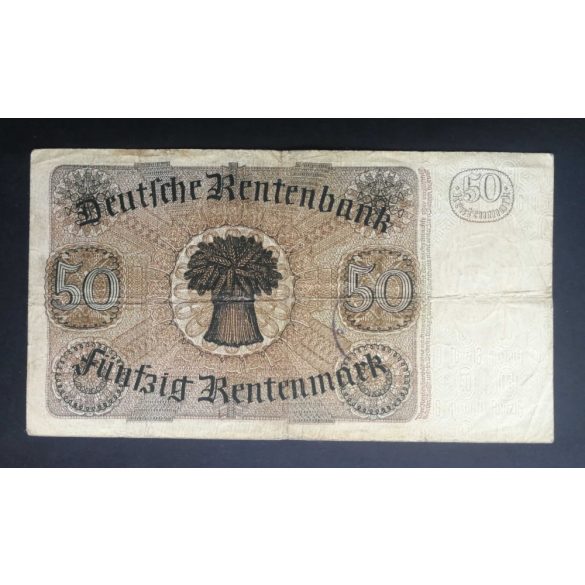 Germany 50 Rentenmark 1934 F