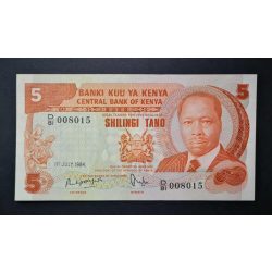 Kenya 5 Shilingi 1984 XF