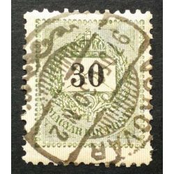   Hungary 1889 Letter, black cipher 30 kr. perf. 11 1/2 VUKOVÁR used