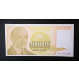 Yugoslavia 500000 Dinara 1994 Unc
