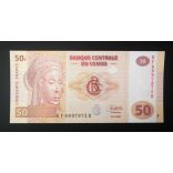 Congo 50 Francs 2022 Unc