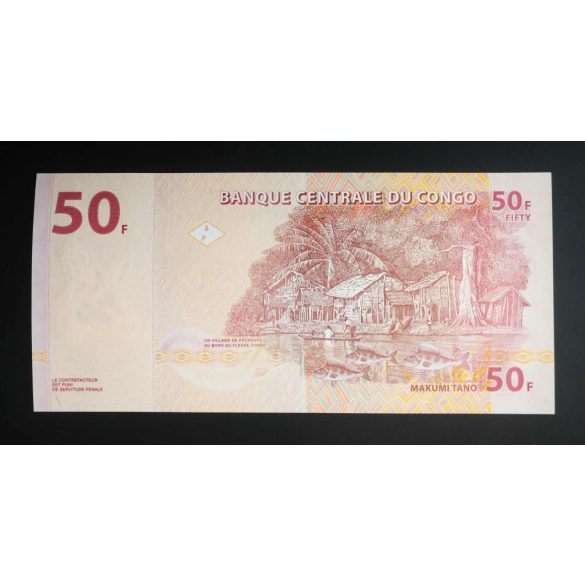 Congo 50 Francs 2022 Unc